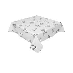 Fourniture en vrac personnalisé brodé 100% coton matériel de luxe mariage Rectangle nappes - Product Image 5