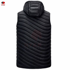 Premium Quality Winter Down Vest Jacket Waterproof <b>Body</b> <b>Warmer</b> Sleeveless Padded Warm Filling Puffer Light Puffy Jackets - Product Image 3