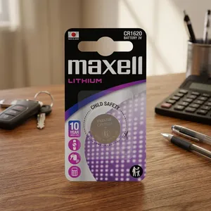 แบตเตอรี่ลิเธียม Cr1620 3V Cr1620 1การ์ดแบตเตอรี่หลัก3V ผลิตในญี่ปุ่น - Product Image 3