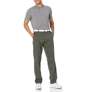 Vente en gros OEM pantalon décontracté pour hommes avec logo et couleur personnalisés tissu de toile respirant taille courte légère - Product Image 2