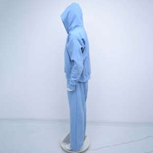 Sudaderas con Capucha de Forro Polar de Alta Calidad para Hombre al por Mayor, Logotipo Personalizado, Diseño Extragrande, Conjunto de Sudadera con Capucha y Pantalones Deportivos - Product Image 5