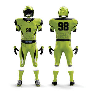 Ensemble d'uniformes de football américain pour hommes, maillot et pantalon de performance, idéal pour l'entraînement en équipe, les matchs et les activités sportives - Product Image 2