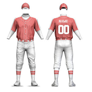 Uniforme de béisbol unisex ajustado de nuevo diseño con logotipo personalizado para hombre al mejor precio por mayor - Product Image 1