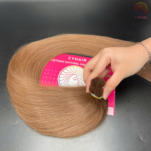 Cheveux de donneur vierge de haute qualité sans trame cheveux raides naturels #5 couleur 20 pouces cheveux humains vietnamiens Sdd en vrac - Product Image 5