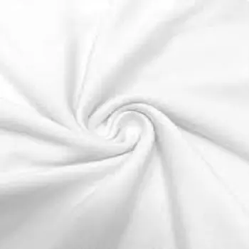 Заводская изготовленная на заказ белая однотонная жаккардовая полиэфирная ткань спандекс для одежды от gm impex