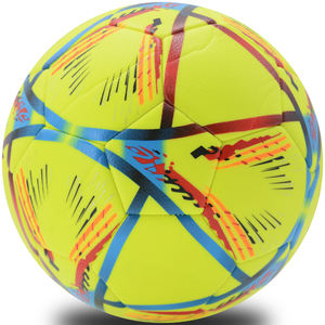 ลูกฟุตบอลมืออาชีพ ขนาด 5 ผลิตจาก PU/PVC  รับสกรีนโลโก้ สำหรับฝึกซ้อมและแข่งขัน สินค้าใหม่ ขายส่ง - Product Image 5