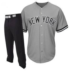 Ensemble de vêtements de sport Stripe pour le baseball et le softball, respirant, antibactérien, à séchage rapide, personnalisable, maillot et pantalon - Product Image 6