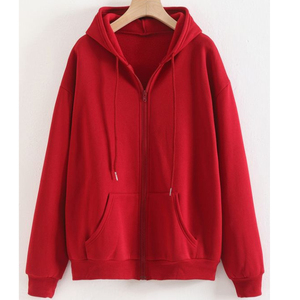 Breathable Soft Customized Design Men's Winter Zipper Hoodie Solid Color Pocket Solid Design Quick Dry Casual Wear Hoodies - Product Image 1