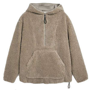 Sweats à capuche Nouveauté Personnalisé Homme Demi-zip Sherpa Sweat à capuche Homme Respirant Léger Hiver Homme Polaire Sweat à capuche Prix bas - Product Image 4