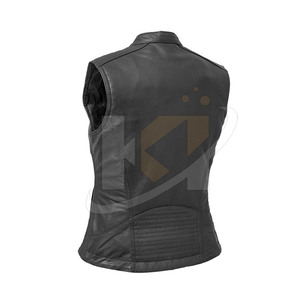 Chaleco de cuero transpirable cálido de invierno para mujer, ropa informal, precio razonable, Chaleco de cuero para mujer - Product Image 5