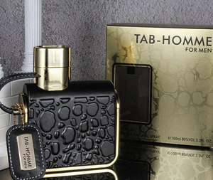 Parfum Tab-Homme pour homme 100 ml, flacon en verre, vaporisateur, parfum cuir, fragrance de luxe - Product Image 3