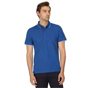 2023 Meilleure vente hommes bleu Active Polo hommes personnalisé brodé Logo basique Polo t-shirt à vendre hommes polos - Product Image 1