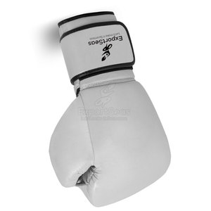 Guantes de boxeo de cuero genuino para la venta en línea guantes de boxeo transpirables personalizados de etiqueta privada - Product Image 4