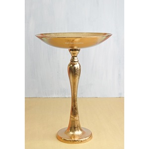 Blanc Lavage Métal Piédestal Bols À Fleurs Vase Parfait pour La Maison De Mariage Fêtes D'anniversaire Décoration Florale Bols À Fleurs - Product Image 4