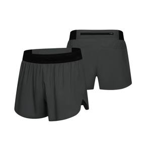 Shorts de course légers et sans couture pour hommes, deux couches, séchage rapide, fermeture à cordon, service personnalisé OEM, marathon DDP - Product Image 3