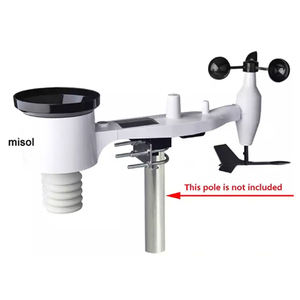 <span class=keywords><strong>MISOL</strong></span> WS1080 Vitesse du vent Direction du vent Pluviomètre Pression Température Humidité Station météo professionnelle - Product Image 3