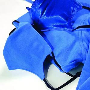 Fabricante para ropa de aduana parche bordado borde de la manga con rayas Sudadera con capucha de gran tamaño con forro de satén sudaderas con capucha - Product Image 6