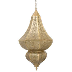 Classic Handmade <b>Moroccan</b> Solid Brass Pendant Light Vintage Filigree Hanging Lantern For Home <b>Decor</b> And Business Decoration - Product Image 5