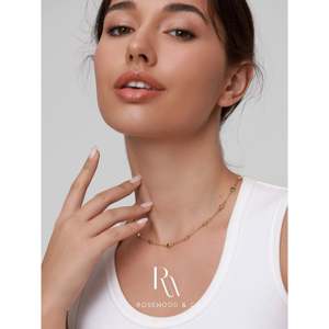 Collana con Ciondolo Quadrato in Zircone Arcobaleno, Placcata in Oro Anti-ossidazione, Collana alla Moda con Gemme Quadrate Collegate - Product Image 5