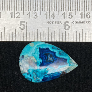 Pierre précieuse semi-précieuse naturelle à 100 % de qualité supérieure, Azurite Shatt Kite Pear Cabochon, pierre précieuse lâche attrayante pour la création de bijoux éblouissants - Product Image 1