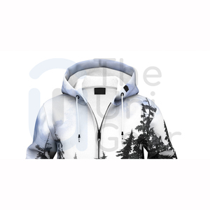 เสื้อฮู้ดดี้ฤดูหนาวแบบยูนิเซ็กซ์สั่งทำขายส่ง ผ้าฝ้ายฟลีซ 100% สำหรับผู้ชาย สตรีทแวร์ ระบายอากาศได้ดี มีสไตล์ ใส่สบาย ขายดี - Product Image 3