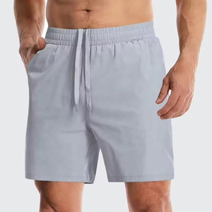 Pantalones Cortos Deportivos 2 en 1 para Hombre, Ligeros, Casuales, de Tela Oxford 100% Algodón, Cintura Elástica, Transpirables, de Secado Rápido, Ecológicos - Product Image 3