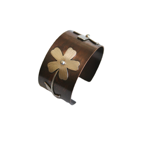 Bracelets ethniques modernes en laiton découpés et gravés au laser, motif cœur, pour femmes, bracelet fait main, pour le festival Hanouka - Product Image 5
