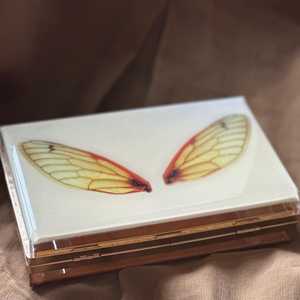 Exclusive Modern <b>Epoxy</b> <b>Resin</b> Clutch for Women | Waterproof Eco-Friendly Wedding Evening Purse | Bridal & Special Occasion - Product Image 1