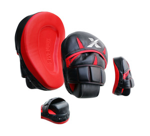 XTREME Professional Leather PU Boxing <b>Focus</b> <b>Pads</b> Target <b>Pad</b> Muay Thai Kickboxing Karate/Taekwondo Training-Protective Breathable - Product Image 4