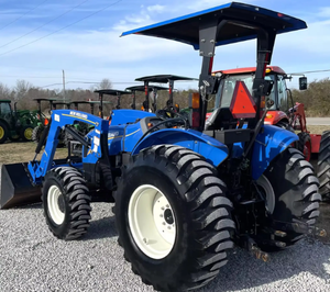 Maquinaria agrícola con caja de cambios del motor del engranaje de la bomba para John para 55HP 4x4WD Tractor compacto automático usado - Product Image 6