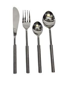 Colecciones de cubiertos de acero inoxidable de alta calidad Cubiertos Unicus Diseñado Mesa de acero inoxidable y cuchara de cena con esmalte - Product Image 6