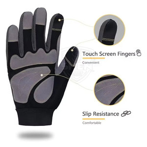 Guantes Mecánicos de Marca Privada Personalizados con su Propio Logotipo, Buen Material, Transpirables, Ajustables, Hechos en Pakistán - Product Image 5