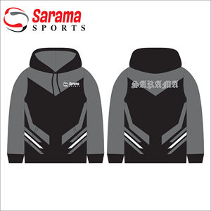 Suministro directo de fábrica personalizada a granel sublimado Unisex cómoda jersey blanco negro Sudadera con capucha - Product Image 2