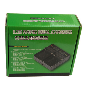 Chargeur de batterie pour appareil photo LCD à double emplacement avec protection OTP et OVP Entrée 100-240V pour <span class=keywords><strong>Canon</strong></span> et pour écran LCD <span class=keywords><strong>D</strong></span>-LI92 Sony 90B - Product Image 6