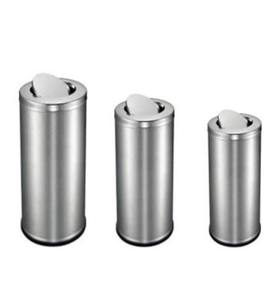 Gran oferta de cubo de basura de acero inoxidable, haz que los residuos sean hermosos, contenedor de basura de acero inoxidable, papelera de acero - Product Image 5