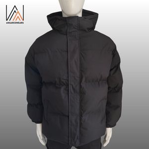 Chaqueta de Invierno Acolchada para Hombre con Capucha y Logotipo Personalizado, Bordado, Estilo Burbuja, Gruesa, Cálida, OEM, ODM, Marca Privada - Product Image 1