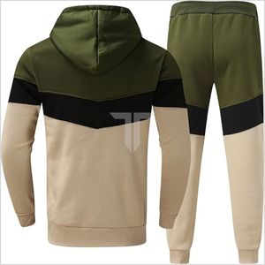 Survêtement de course à pied unisexe imprimé à capuche poches respirant écologique à manches longues Jogging Sportswear confortable - Product Image 2