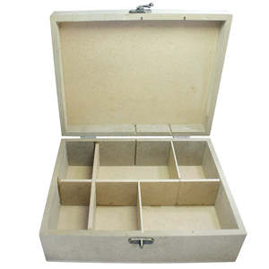 Caja MDF para manualidades Caja de regalo MDF Venta caliente Regalos y manualidades Cajas de madera Letreros de pared Hecho EN LA India - Product Image 1