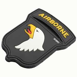 Parche <span class=keywords><strong>de</strong></span> PVC con cabeza <span class=keywords><strong>de</strong></span> águila personalizada, Parche <span class=keywords><strong>de</strong></span> gancho y bucle aerotransportado <span class=keywords><strong>de</strong></span> goma suave 3D, parche con logotipo en relieve, insignia <span class=keywords><strong>de</strong></span> PVC duradera para chaquetas - Product Image 2