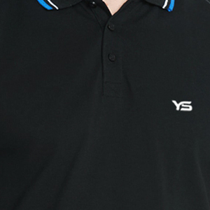 Venta al por mayor de los hombres Casual Polo Slim Fit Spandex Poliéster Personalizable Bordado Imprimir Manga Corta Ropa de Golf - Product Image 5