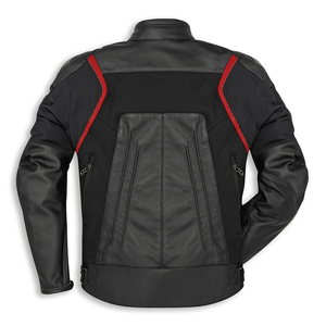 Men's Riders Black Red Genuine Leather Racing Motorbike Jacket Racers CE-Certified Armours Protections Motorcycle Jacket For Men - Product Image 2