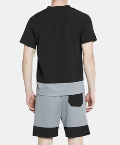 Conjunto de verano para hombre, conjunto de pantalones cortos y camiseta a juego, ropa informal de dos piezas para gimnasio, ropa ligera y cómoda, diseño personalizado - Product Image 2