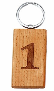 Objetos de Decoración para el Hogar, Llavero de Madera Hecho a Mano con Incrustaciones Artísticas de Resina, para un Regalo Personalizado y Elegante - Product Image 5