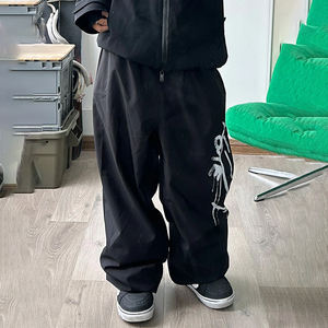 Pantalones de snowboard holgados de esquí de gran tamaño John Snow para hombre, polaina de cintura impermeable con cordón - Product Image 3