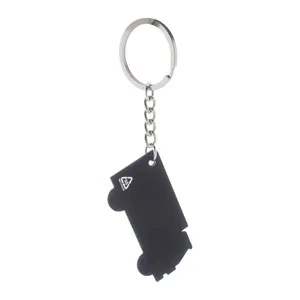Portachiavi LorryShine Riciclato, Gadget Promozionale Sostenibile con Moschettone - Product Image 5