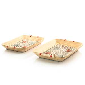 Plateaux à bijoux en herbe de mer, vente rapide, plateau à bibelots en herbe de mer naturelle, conteneur de présentation en paille tressée - Product Image 6