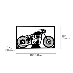 Sculpture moderne polie faite à la main Royel Bullet Décoration murale avec lumières LED Imitation antique pour pièce décorative - Product Image 4