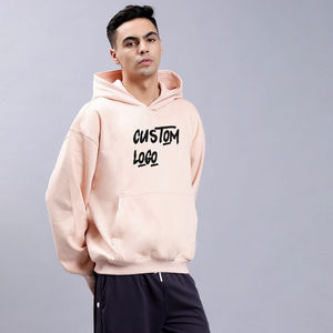 Chándal de entrenamiento de invierno OEM para hombre, traje de jogging con capucha de algodón de gran tamaño, conjunto de pantalones de dos piezas - Product Image 4