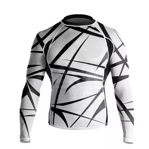 Camiseta de Manga Larga para Hombre, Diseño Personalizado al por Mayor, Fabricada en Fábrica, con Logotipo Impreso, Transpirable, de Spandex/Poliéster - Product Image 1