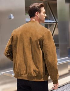 Vestes universitaires personnalisées OEM avec broderie, patchs de club scolaire, manches en fausse fourrure, durables, confortables, respirantes pour l'hiver, vêtements d'équipe - Product Image 5